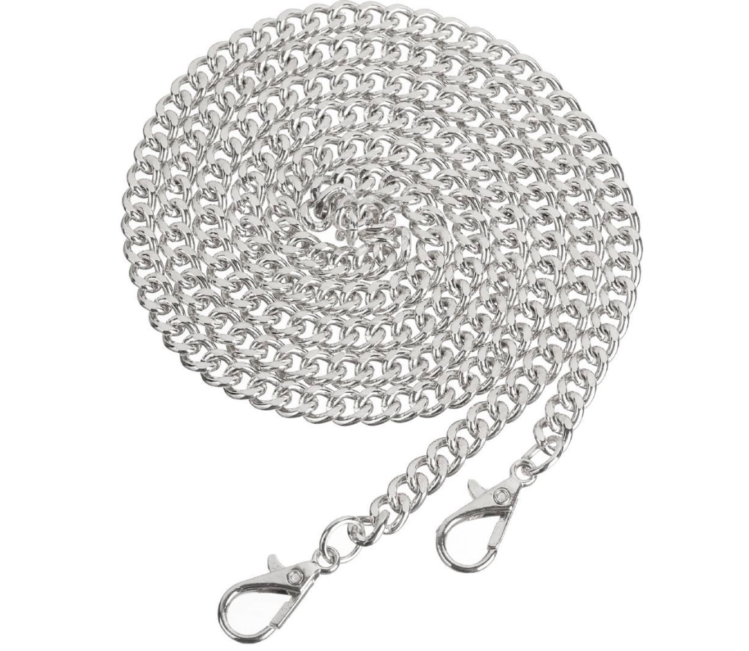 Catena per Borsa in Metallo 120 cm – Tracolla Elegante per Borse Handmade in Diverse Varianti