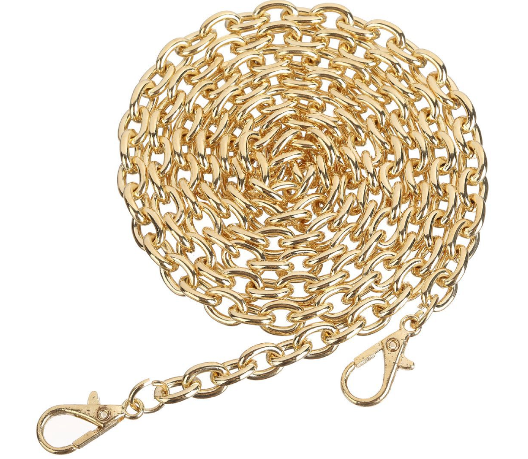 Catena per Borsa in Metallo 120 cm – Tracolla Elegante per Borse Handmade in Diverse Varianti