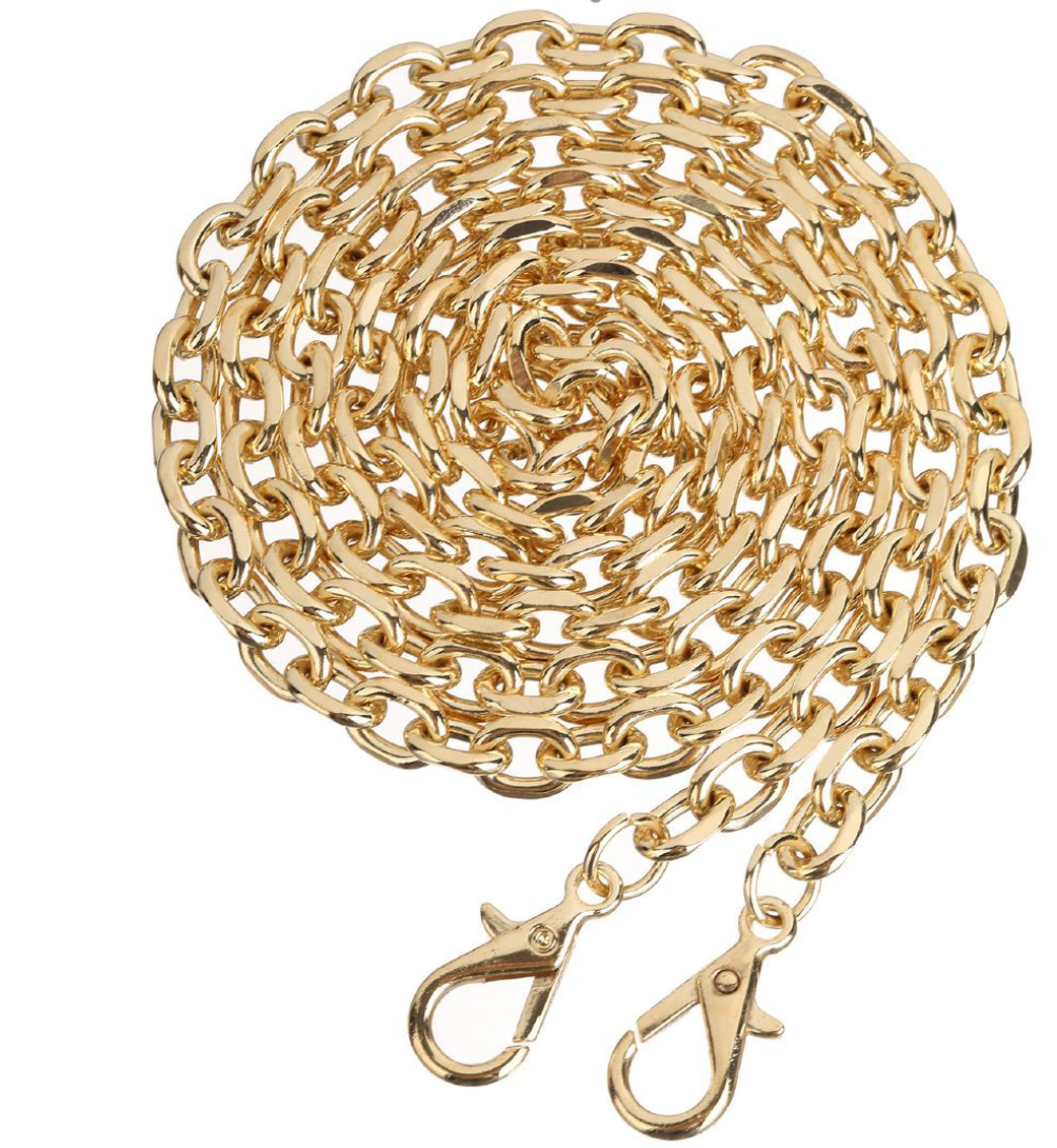 Catena per Borsa in Metallo 120 cm – Tracolla Elegante per Borse Handmade in Diverse Varianti