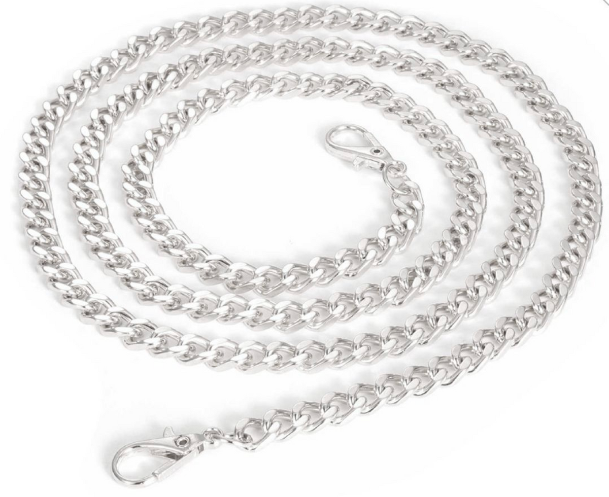 Catena per Borsa in Metallo 120 cm – Tracolla Elegante per Borse Handmade in Diverse Varianti