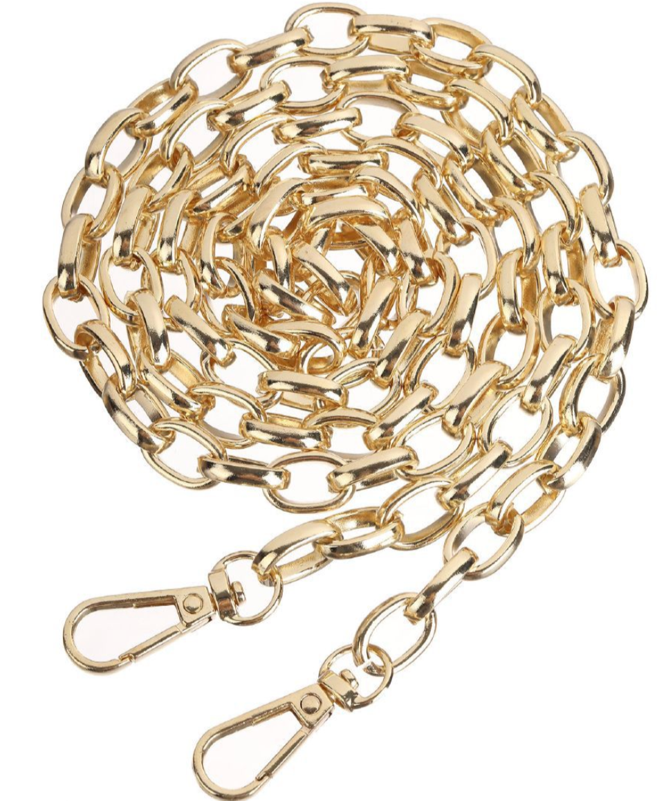Catena per Borsa in Metallo 120 cm – Tracolla Elegante per Borse Handmade in Diverse Varianti