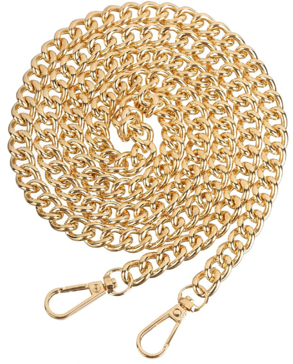 Catena per Borsa in Metallo 120 cm – Tracolla Elegante per Borse Handmade in Diverse Varianti