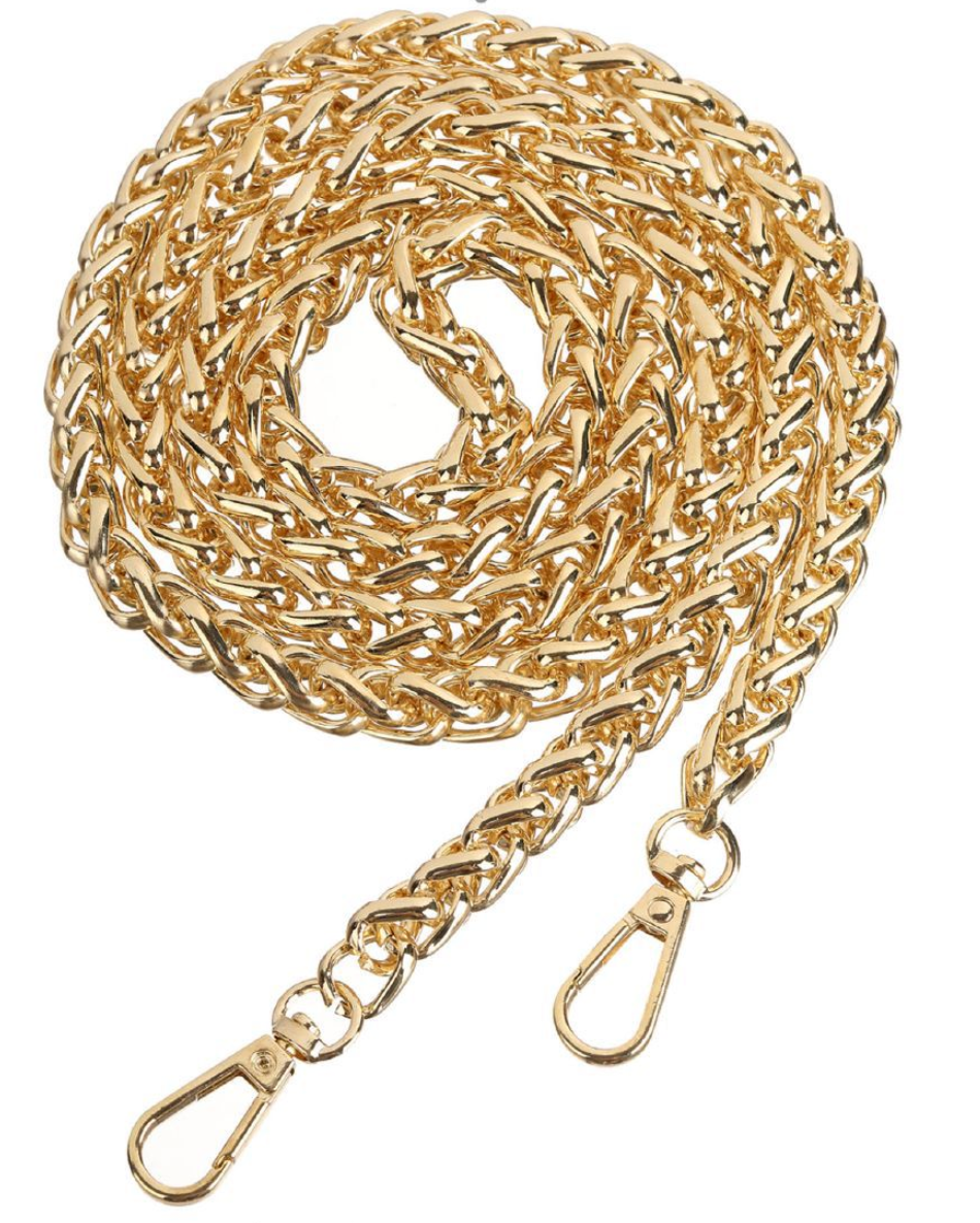 Catena per Borsa in Metallo 120 cm – Tracolla Elegante per Borse Handmade in Diverse Varianti