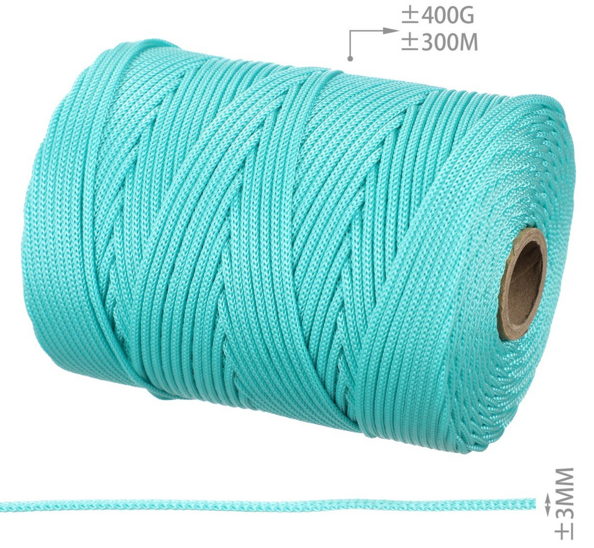 CORDÓN THAI 3mm 300M 400g grosor 3mm