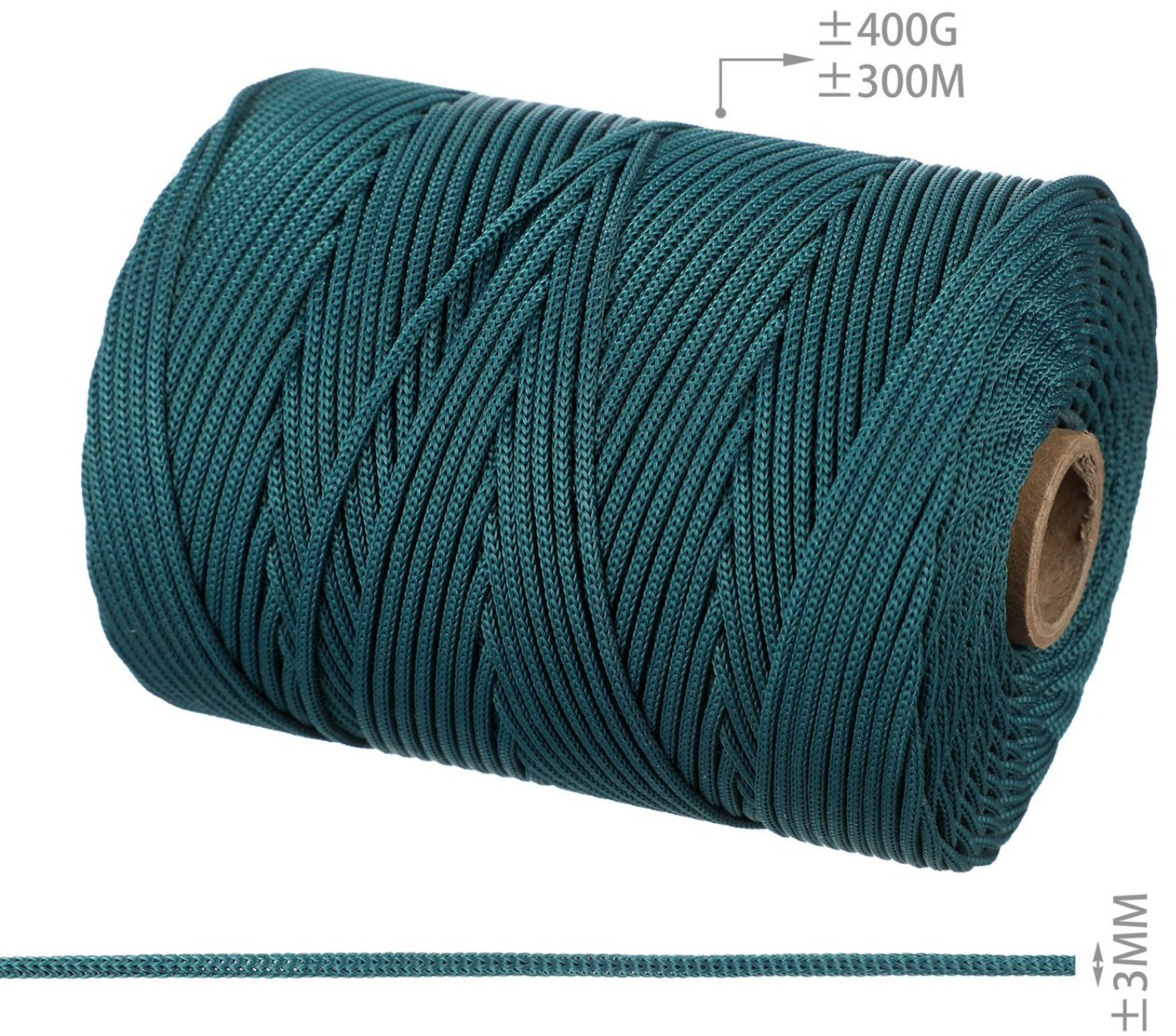 CORDÓN THAI 3mm 300M 400g grosor 3mm