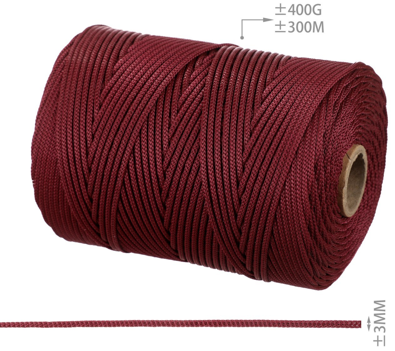CORDÓN THAI 3mm 300M 400g grosor 3mm