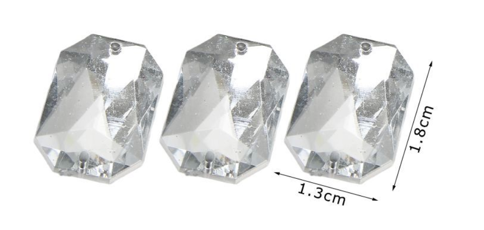 Acrylic Sew-on Rhinestones for Handmade Bags – Decorative Crystals in Various Shapes and Sizes