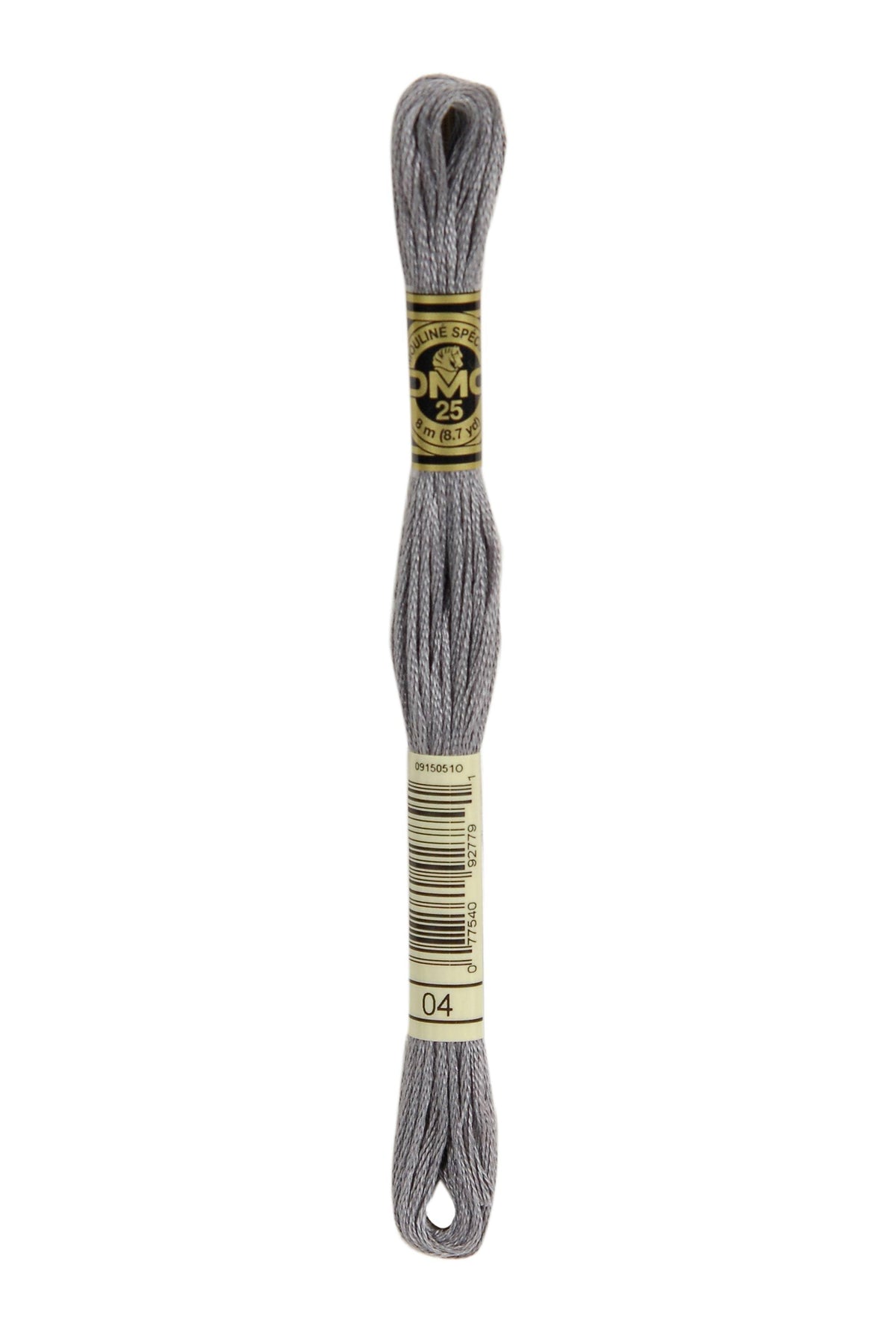 DMC Mouliné Spécial 25, colore 04, matassina da 8 metri, 100% cotone