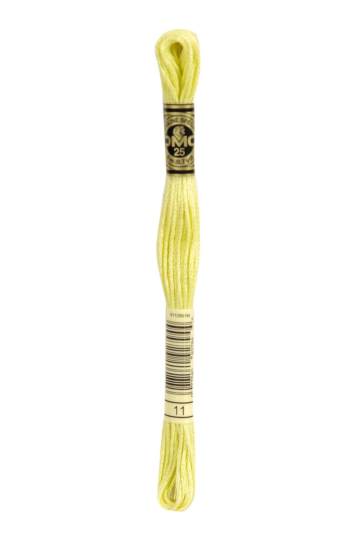 DMC Mouliné Spécial 25, colore 11, matassina da 8 metri, 100% cotone