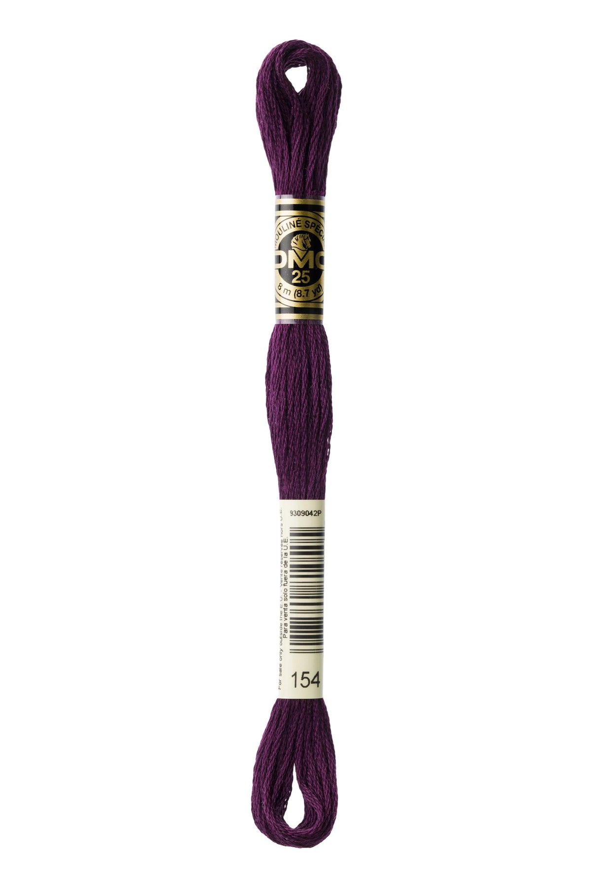 DMC Mouliné Spécial 25, colore 154, matassina da 8 metri, 100% cotone