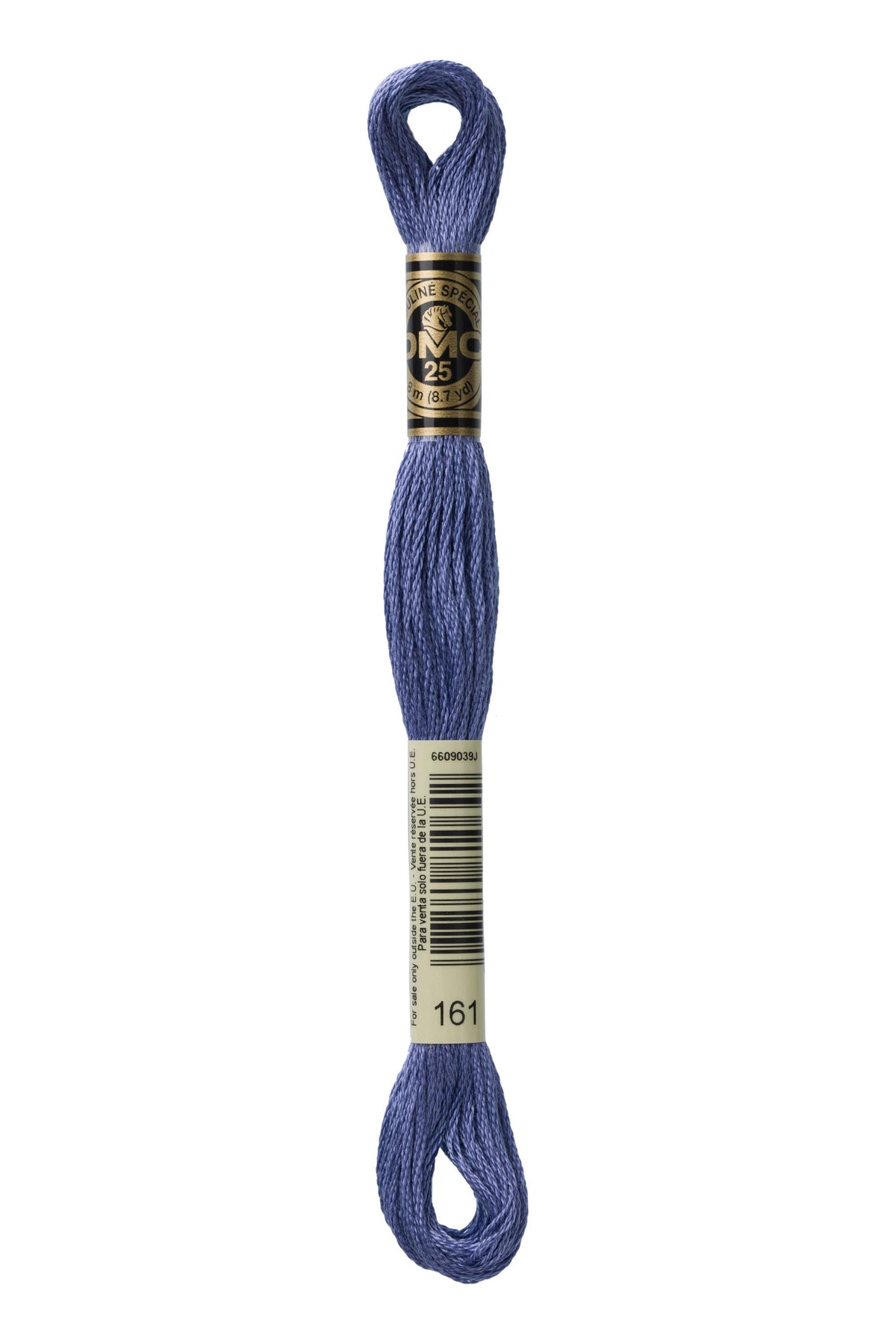 DMC Mouliné Spécial 25, colore 161, matassina da 8 metri, 100% cotone