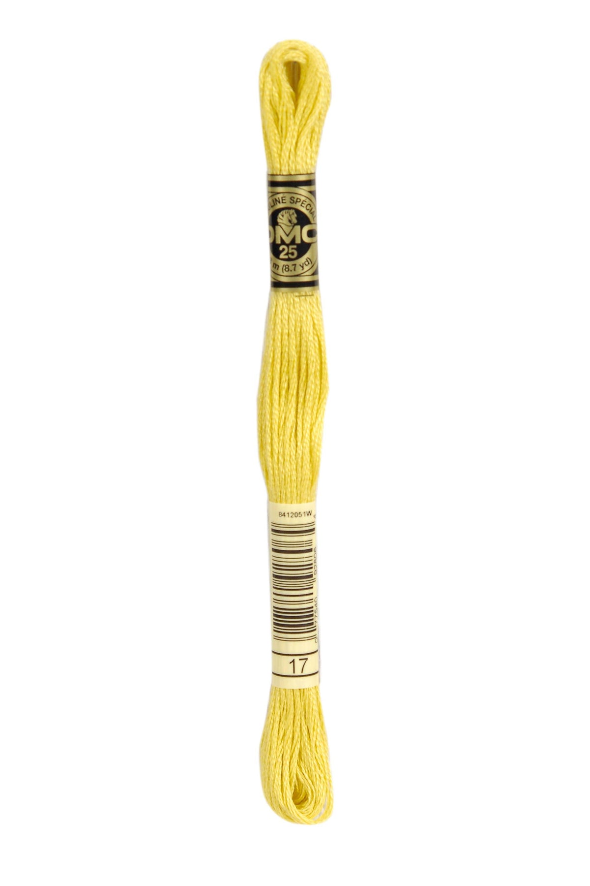 DMC Mouliné Spécial 25, colore 17, matassina da 8 metri, 100% cotone