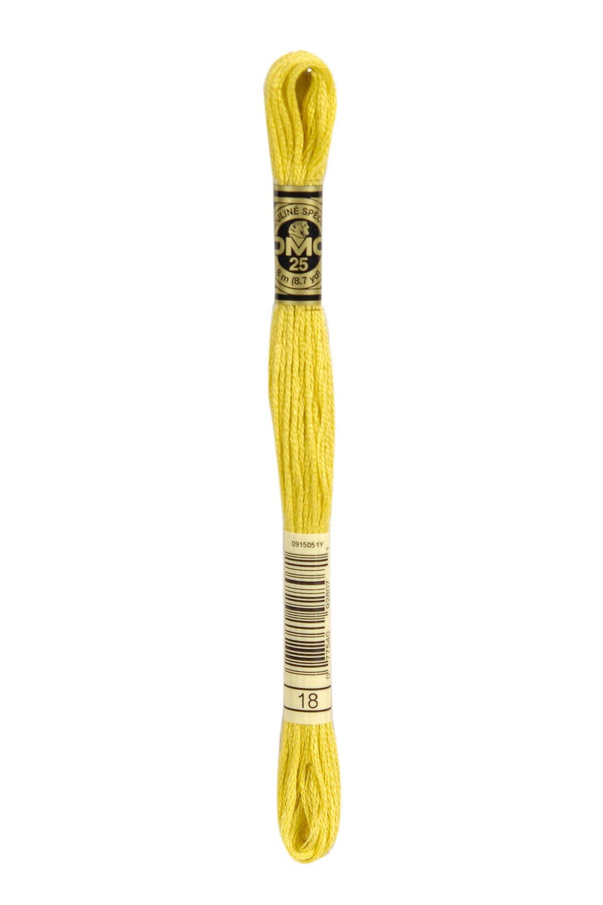 DMC Mouliné Spécial 25, colore 18, matassina da 8 metri, 100% cotone