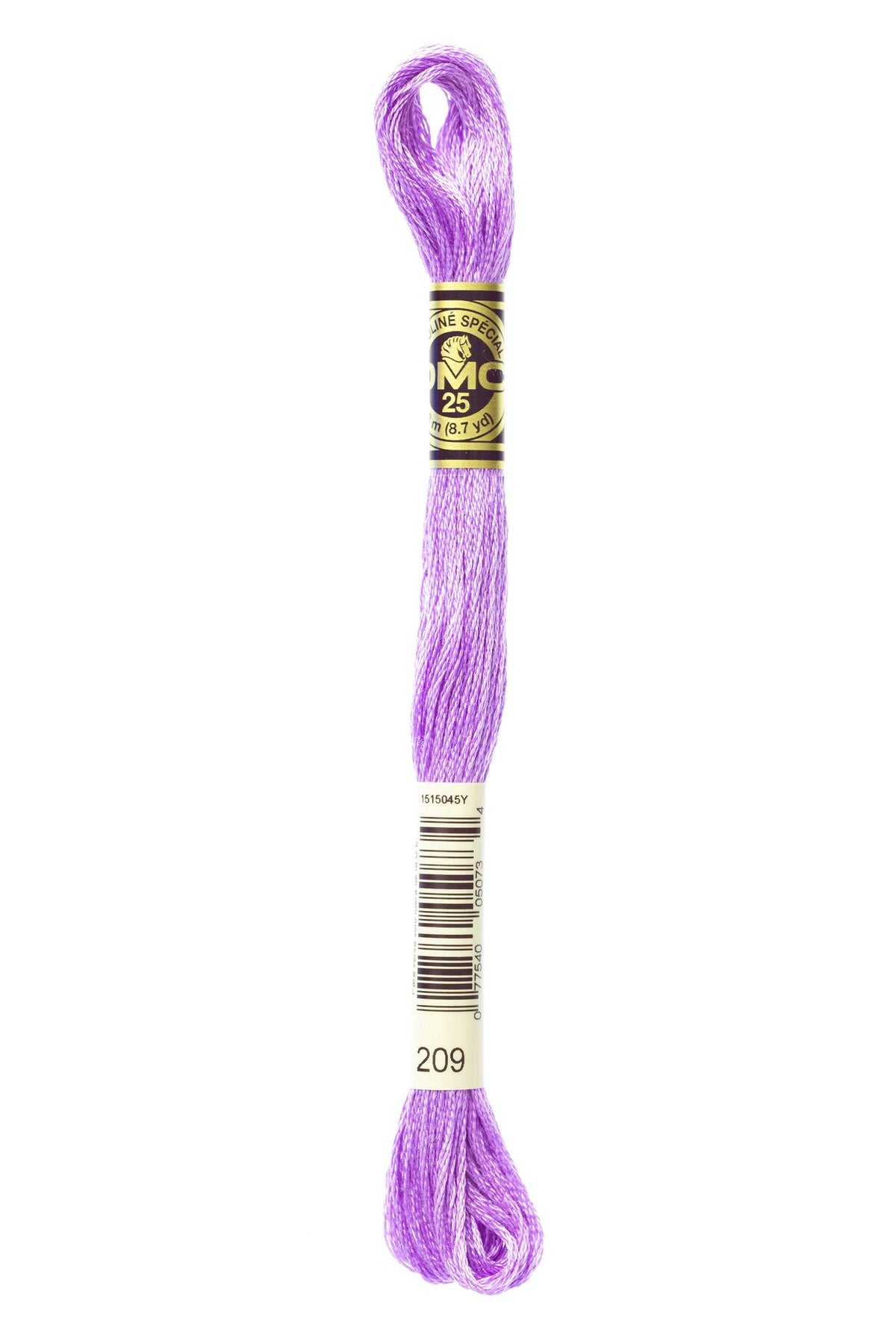DMC Mouliné Spécial 25, colore 209, matassina da 8 metri, 100% cotone