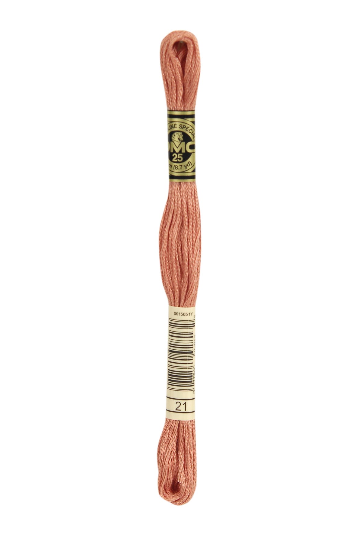 DMC Mouliné Spécial 25, colore 21, matassina da 8 metri, 100% cotone