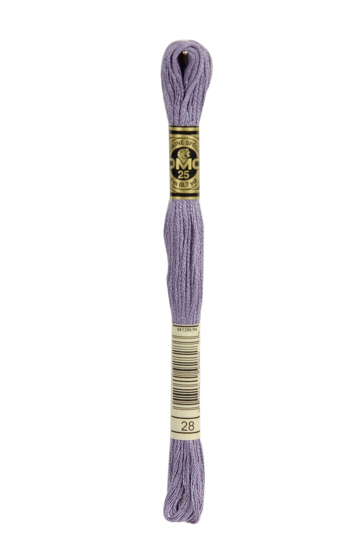 DMC Mouliné Spécial 25, colore 28, matassina da 8 metri, 100% cotone