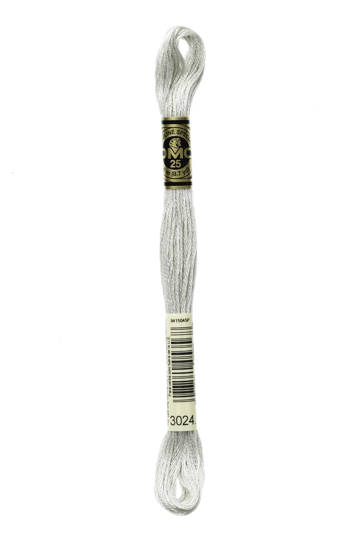 DMC Mouliné Spécial 25, colore 3024, matassina da 8 metri, 100% cotone