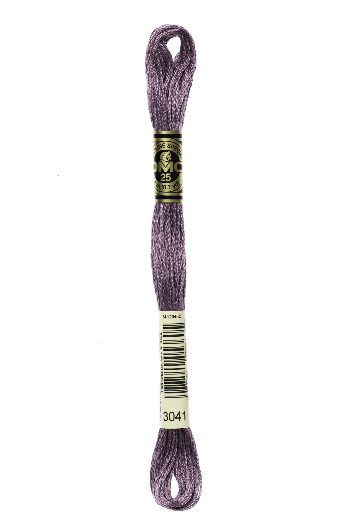 DMC Mouliné Spécial 25, colore 3041, matassina da 8 metri, 100% cotone