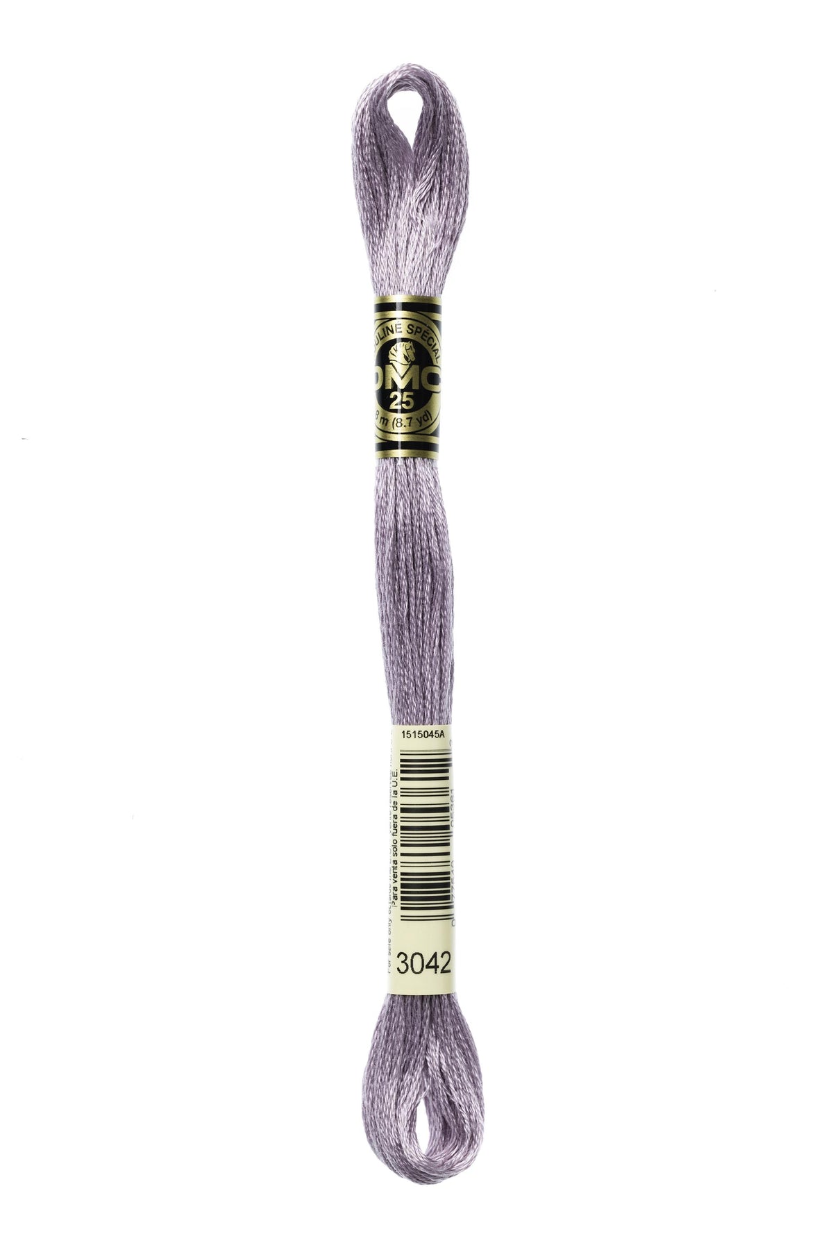 DMC Mouliné Spécial 25, colore 3042, matassina da 8 metri, 100% cotone