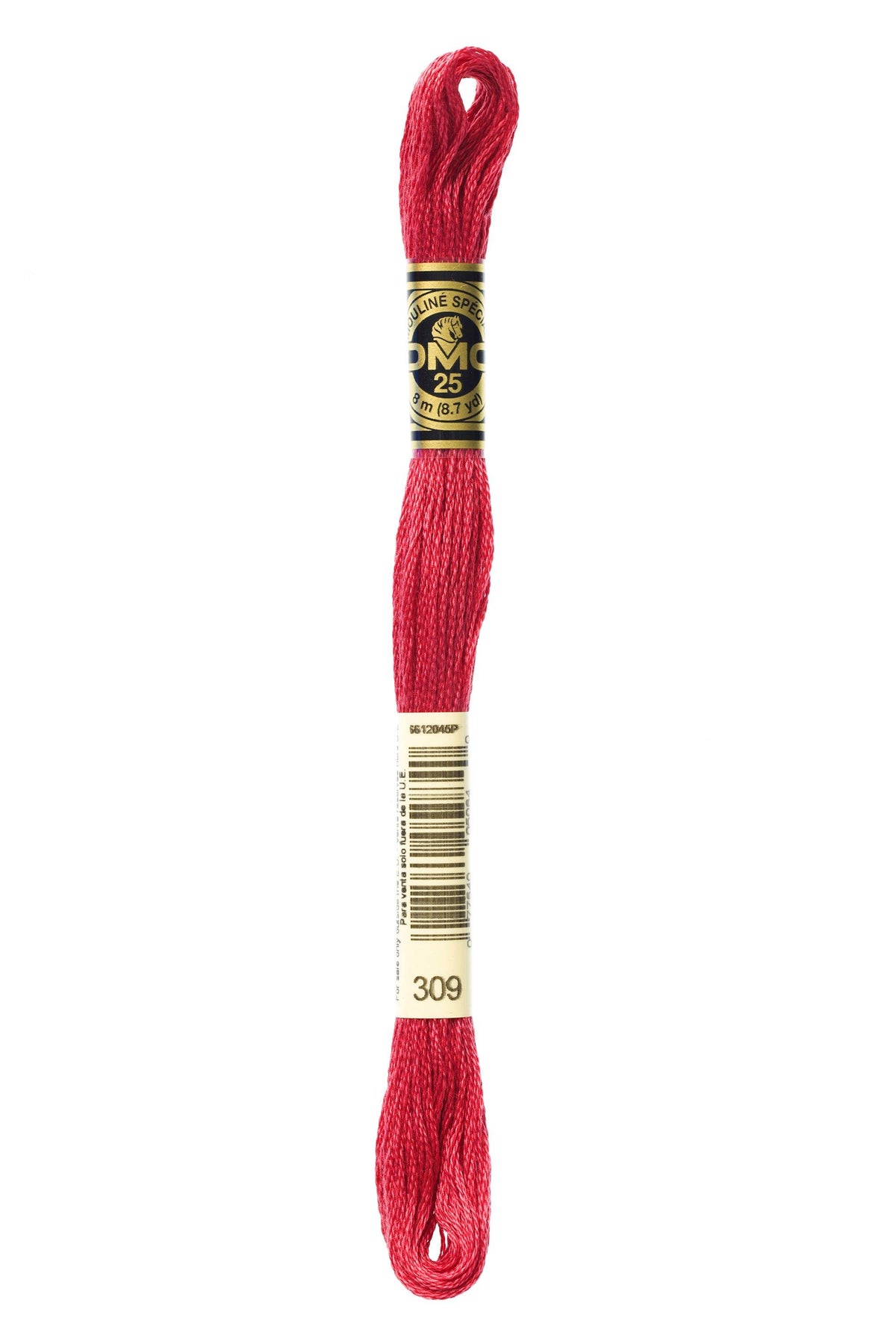 DMC Mouliné Spécial 25, colore 309, matassina da 8 metri, 100% cotone