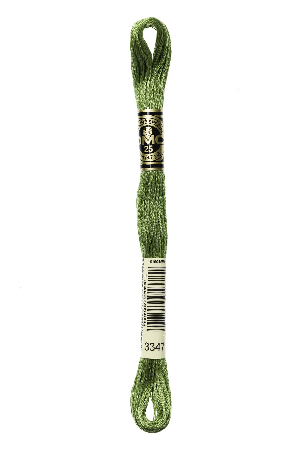 DMC Mouliné Spécial 25, colore 3347, matassina da 8 metri, 100% cotone