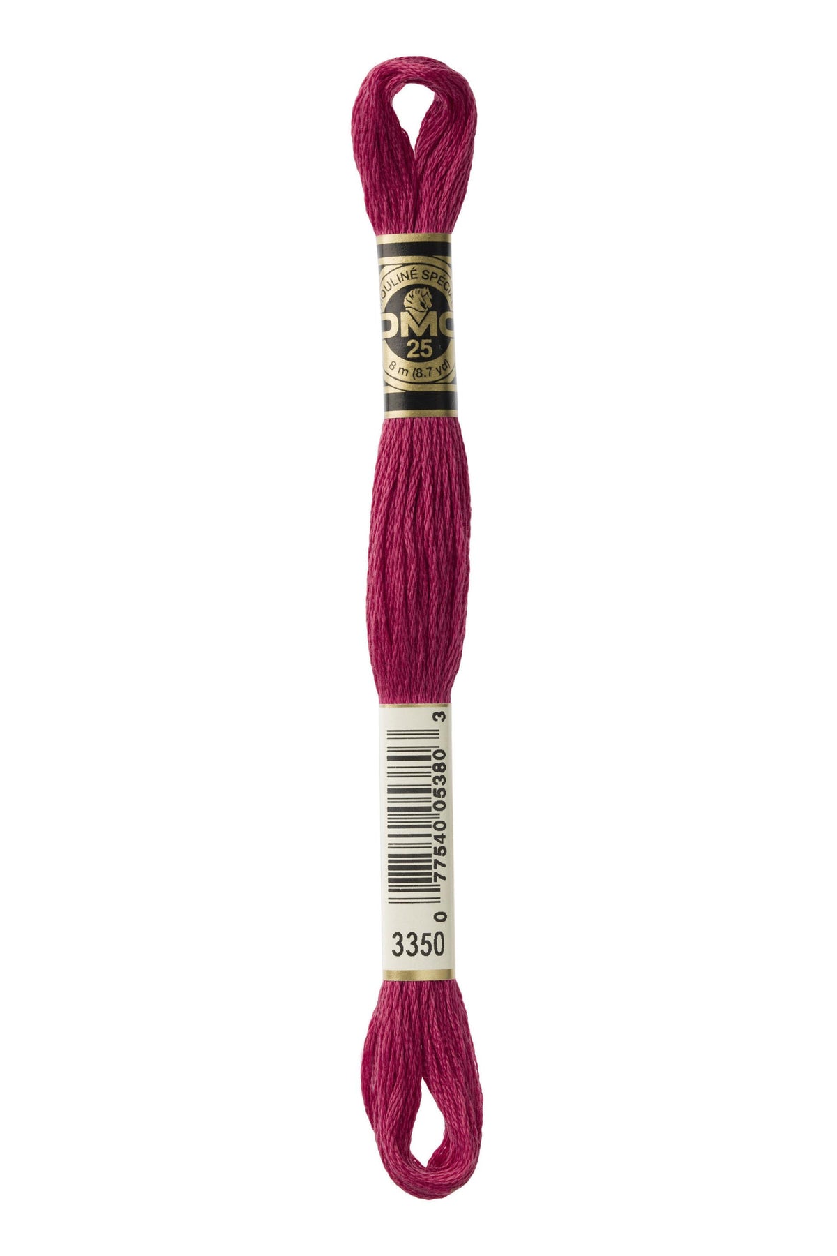 DMC Mouliné Spécial 25, colore 3350, matassina da 8 metri, 100% cotone