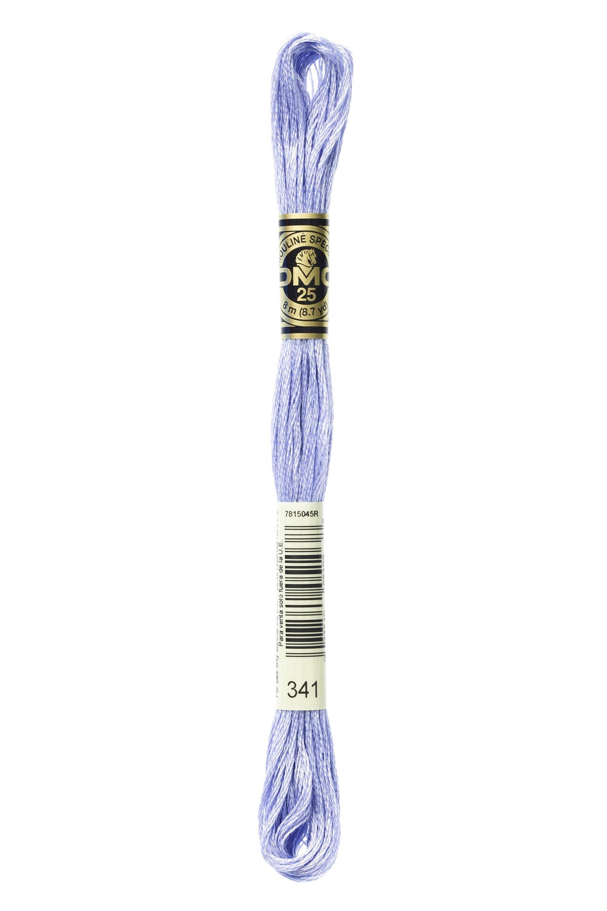 DMC Mouliné Spécial 25, colore 341, matassina da 8 metri, 100% cotone