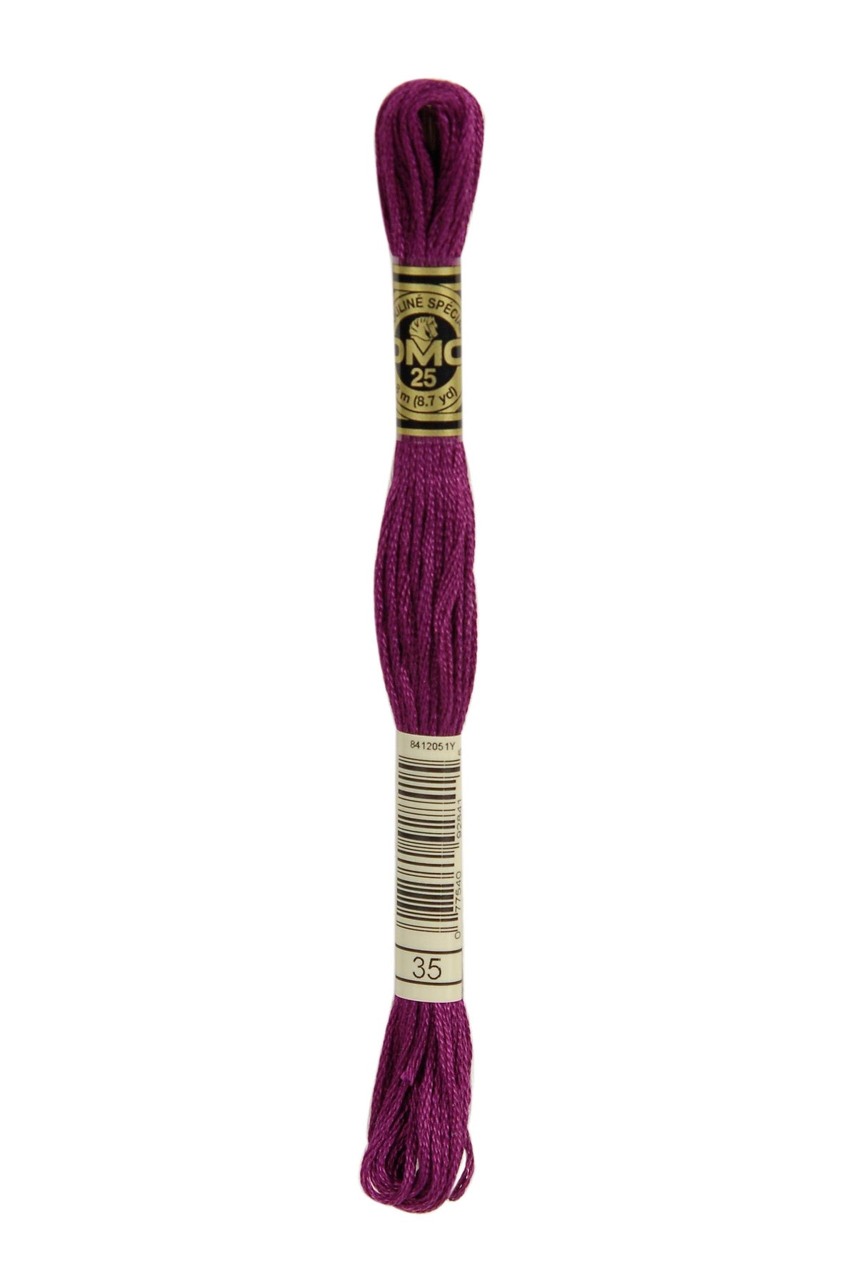 DMC Mouliné Spécial 25, colore 35, matassina da 8 metri, 100% cotone