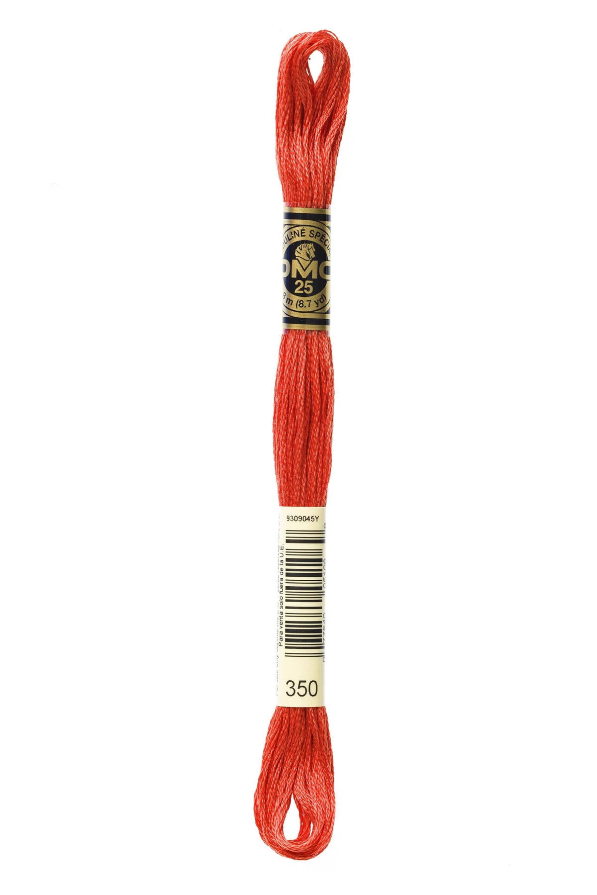 DMC Mouliné Spécial 25, colore 350, matassina da 8 metri, 100% cotone