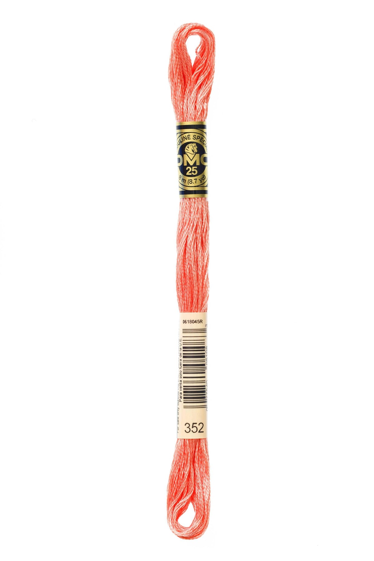 DMC Mouliné Spécial 25, colore 352, matassina da 8 metri, 100% cotone