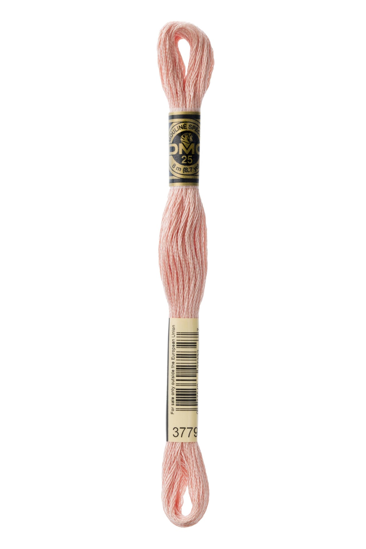 DMC Mouliné Spécial 25, colore 3779, matassina da 8 metri, 100% cotone