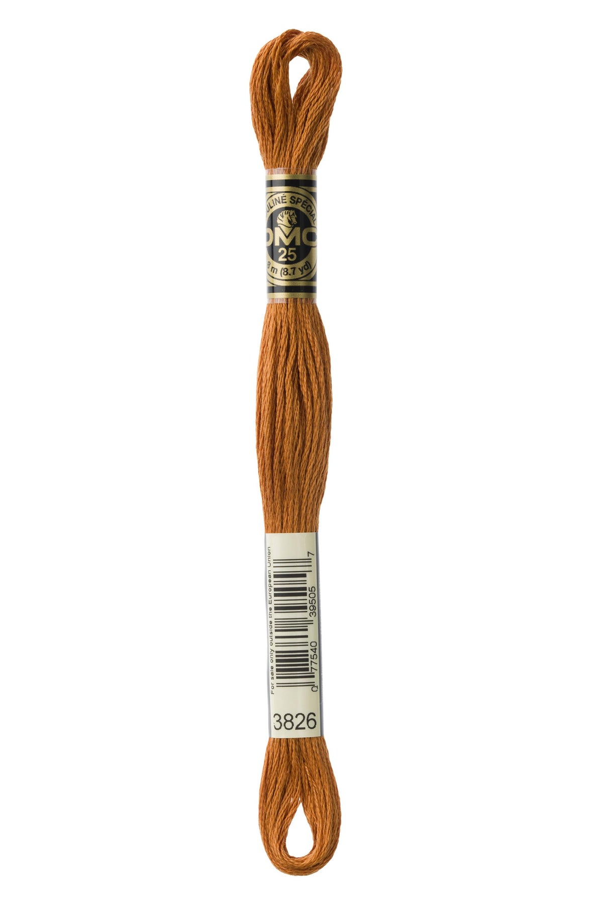 DMC Mouliné Spécial 25, colore 3826, matassina da 8 metri, 100% cotone
