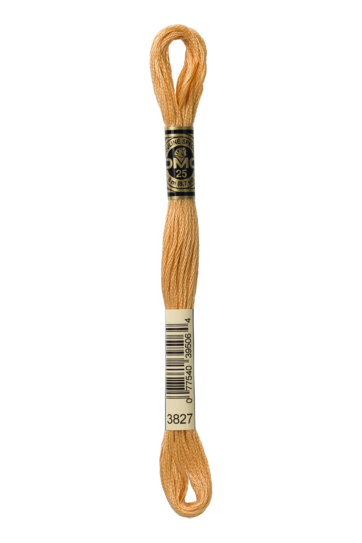 DMC Mouliné Spécial 25, colore 3827, matassina da 8 metri, 100% cotone