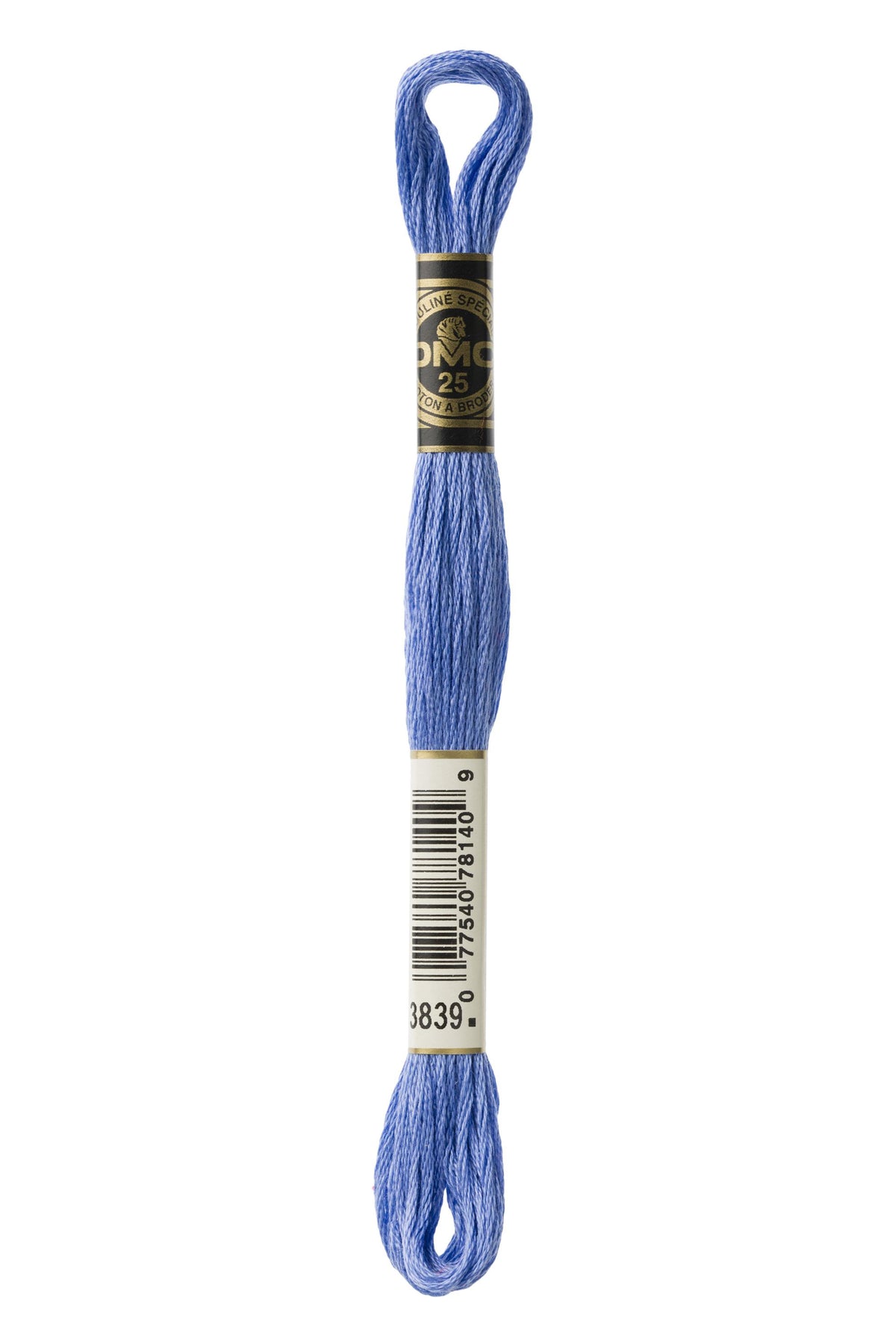 DMC Mouliné Spécial 25, colore 3839, matassina da 8 metri, 100% cotone