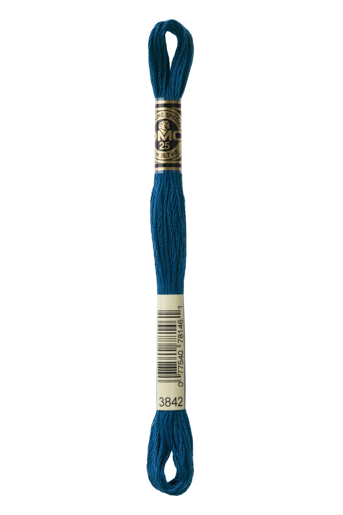 DMC Mouliné Spécial 25, colore 3842, matassina da 8 metri, 100% cotone