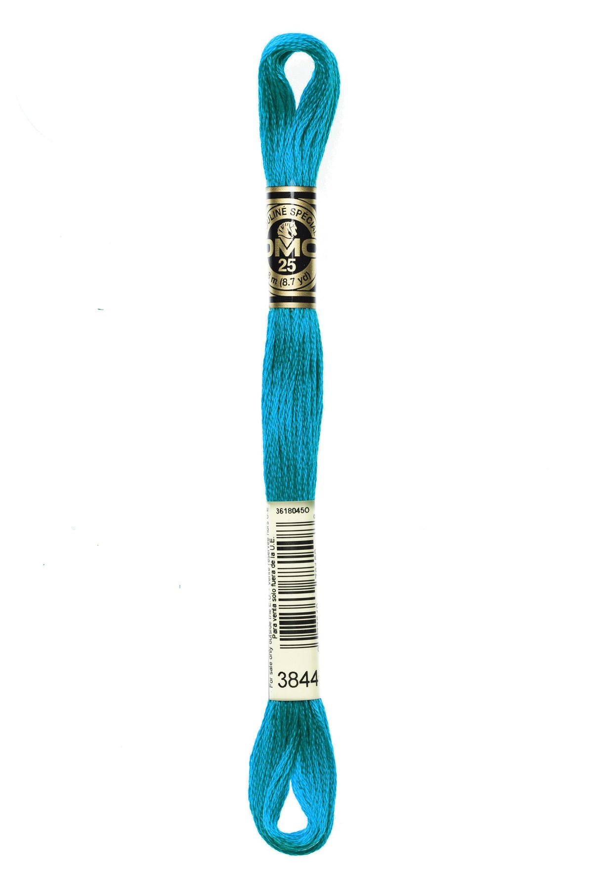 DMC Mouliné Spécial 25, colore 3844, matassina da 8 metri, 100% cotone