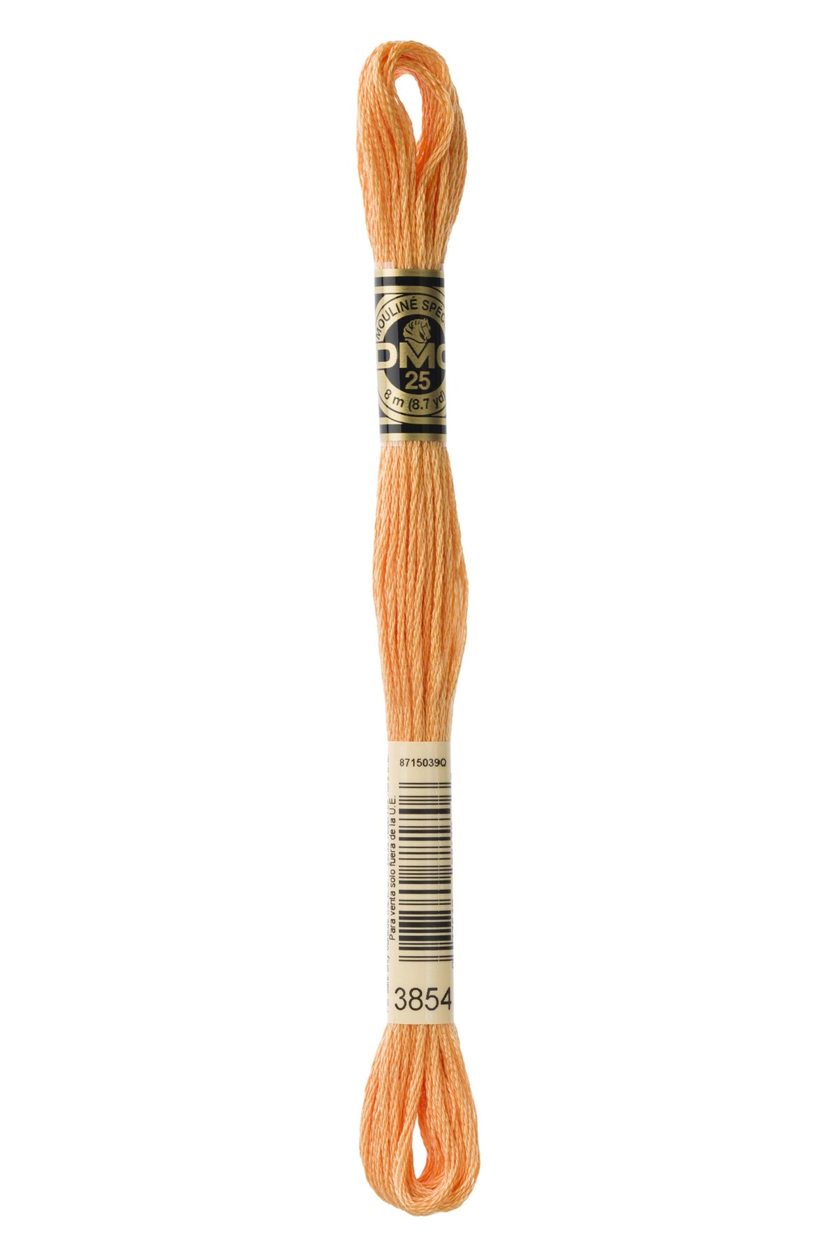 DMC Mouliné Spécial 25, colore 3854, matassina da 8 metri, 100% cotone