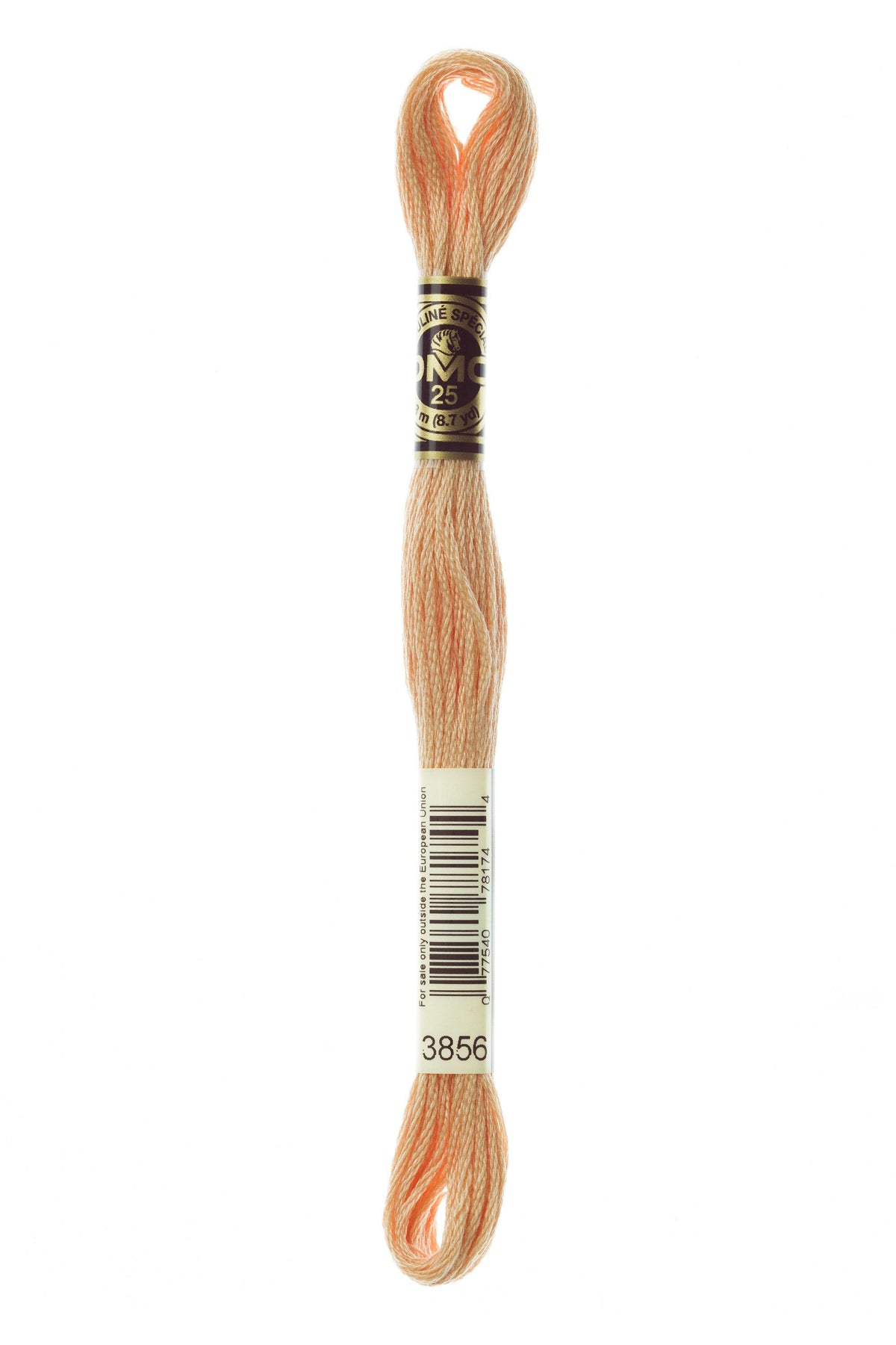 DMC Mouliné Spécial 25, colore 3856, matassina da 8 metri, 100% cotone