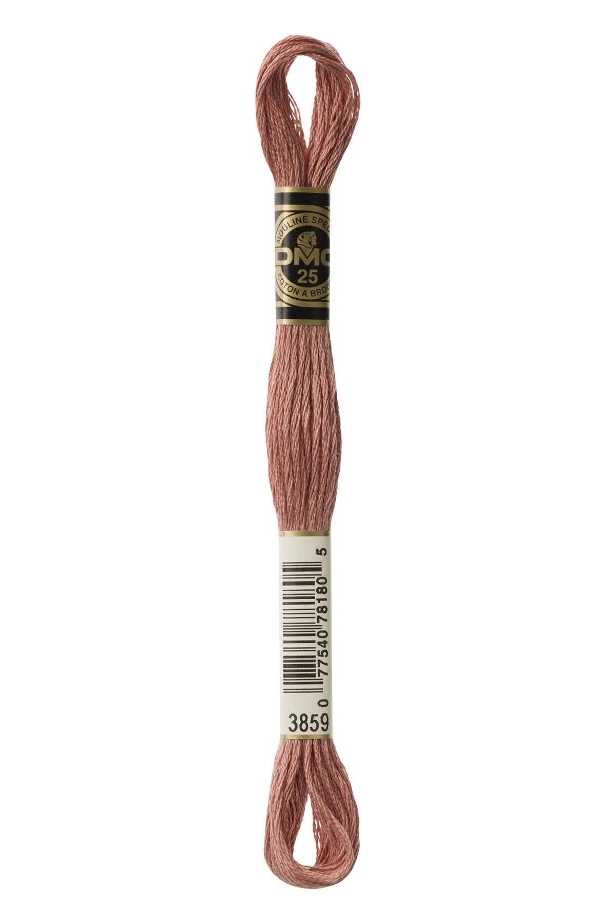 DMC Mouliné Spécial 25, colore 3859, matassina da 8 metri, 100% cotone
