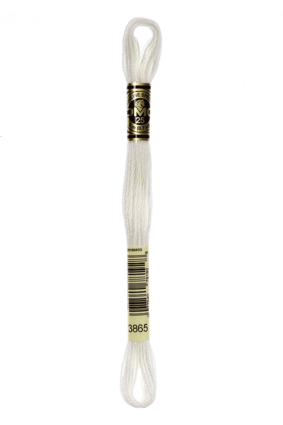 DMC Mouliné Spécial 25, colore 3865, matassina da 8 metri, 100% cotone