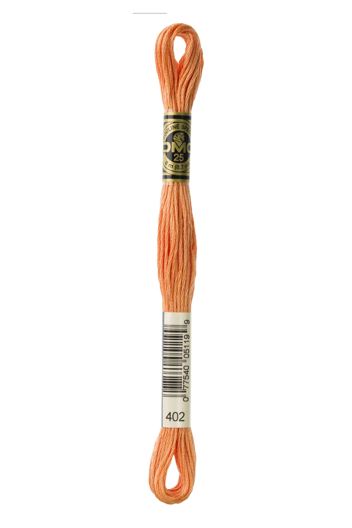 DMC Mouliné Spécial 25, colore 402, matassina da 8 metri, 100% cotone