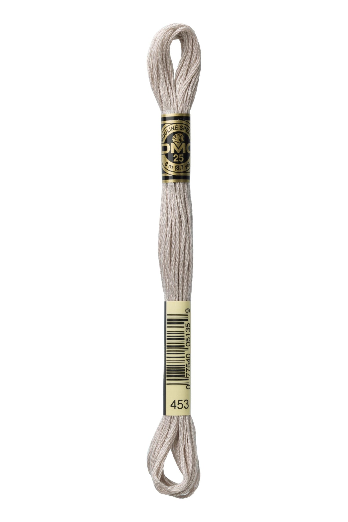 DMC Mouliné Spécial 25, colore 453, matassina da 8 metri, 100% cotone