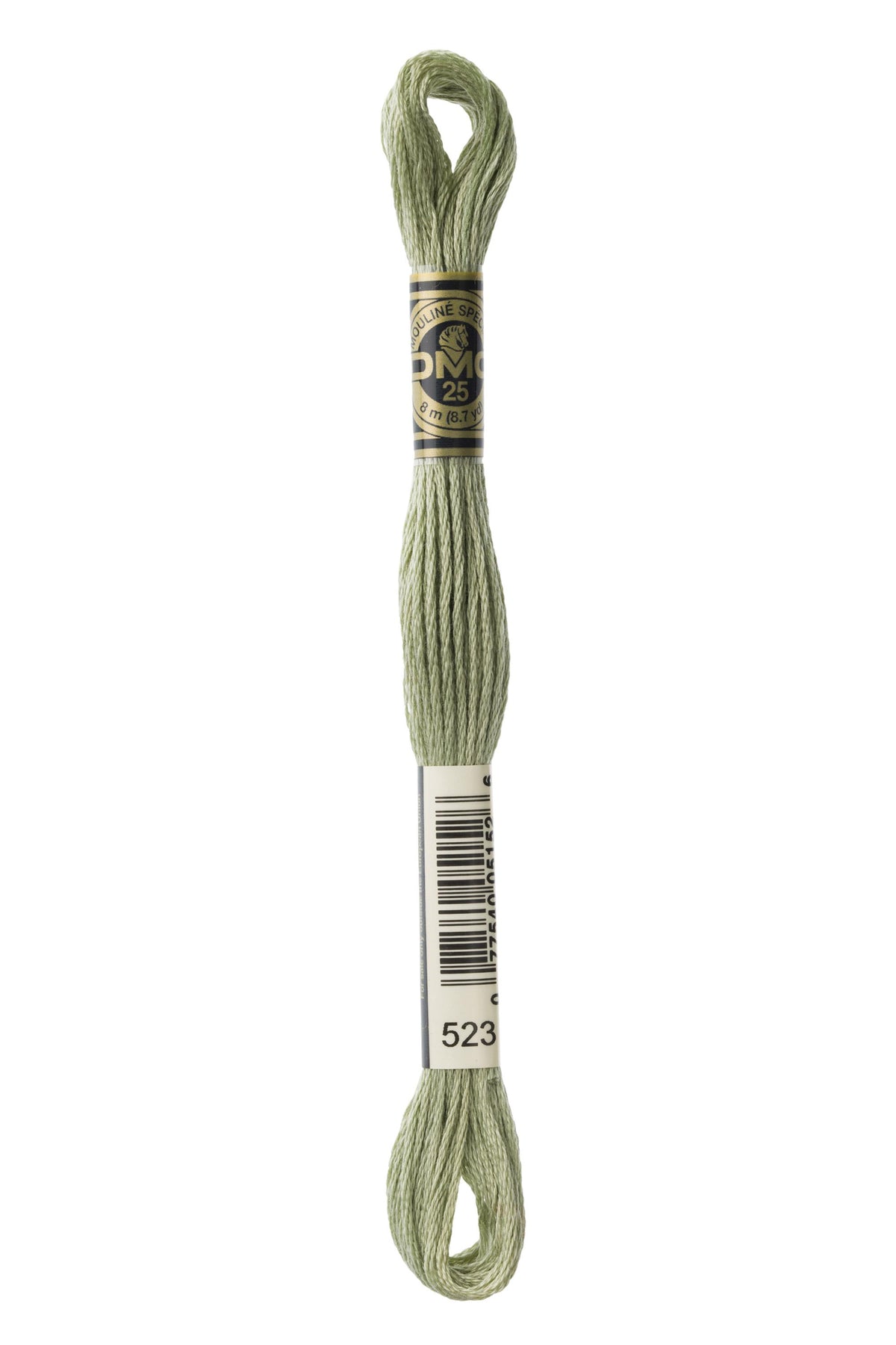 DMC Mouliné Spécial 25, colore 523, matassina da 8 metri, 100% cotone