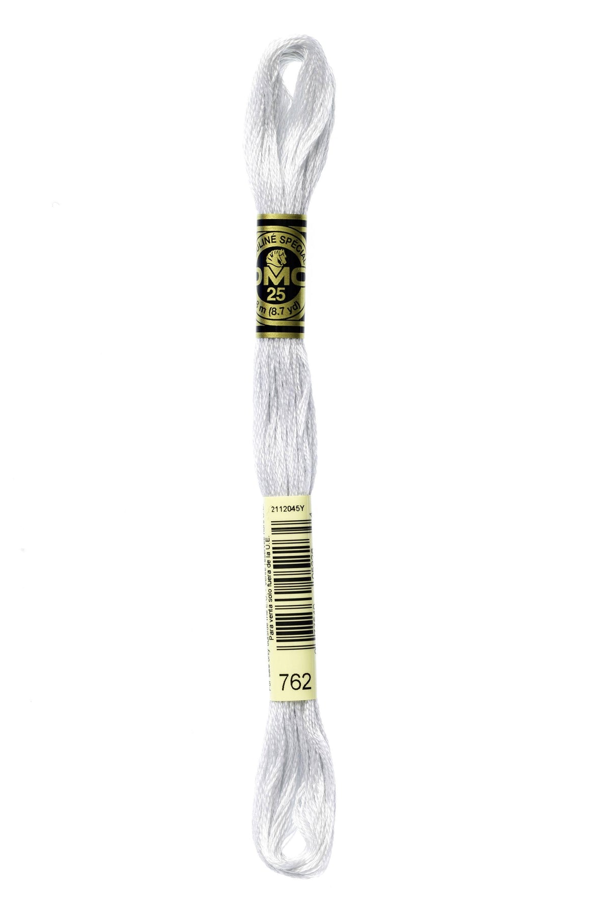 DMC Mouliné Spécial 25, colore 762, matassina da 8 metri, 100% cotone