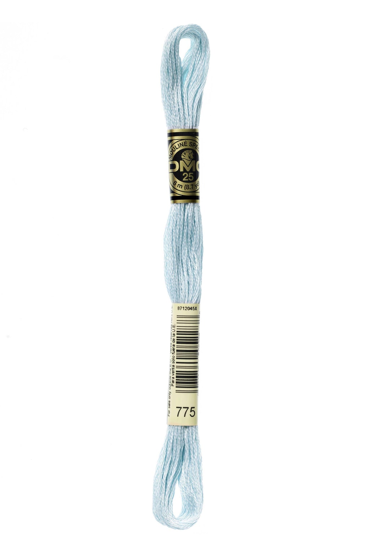 DMC Mouliné Spécial 25, colore 775, matassina da 8 metri, 100% cotone
