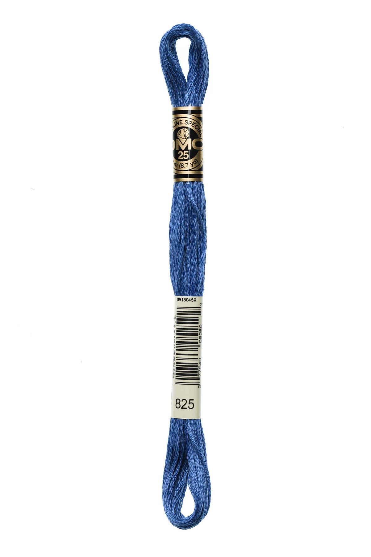 DMC Mouliné Spécial 25, colore 825, matassina da 8 metri, 100% cotone