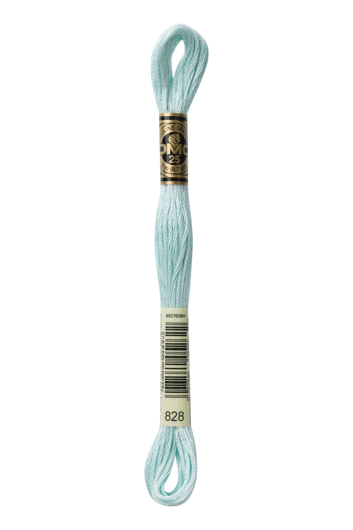 DMC Mouliné Spécial 25, colore 828, matassina da 8 metri, 100% cotone
