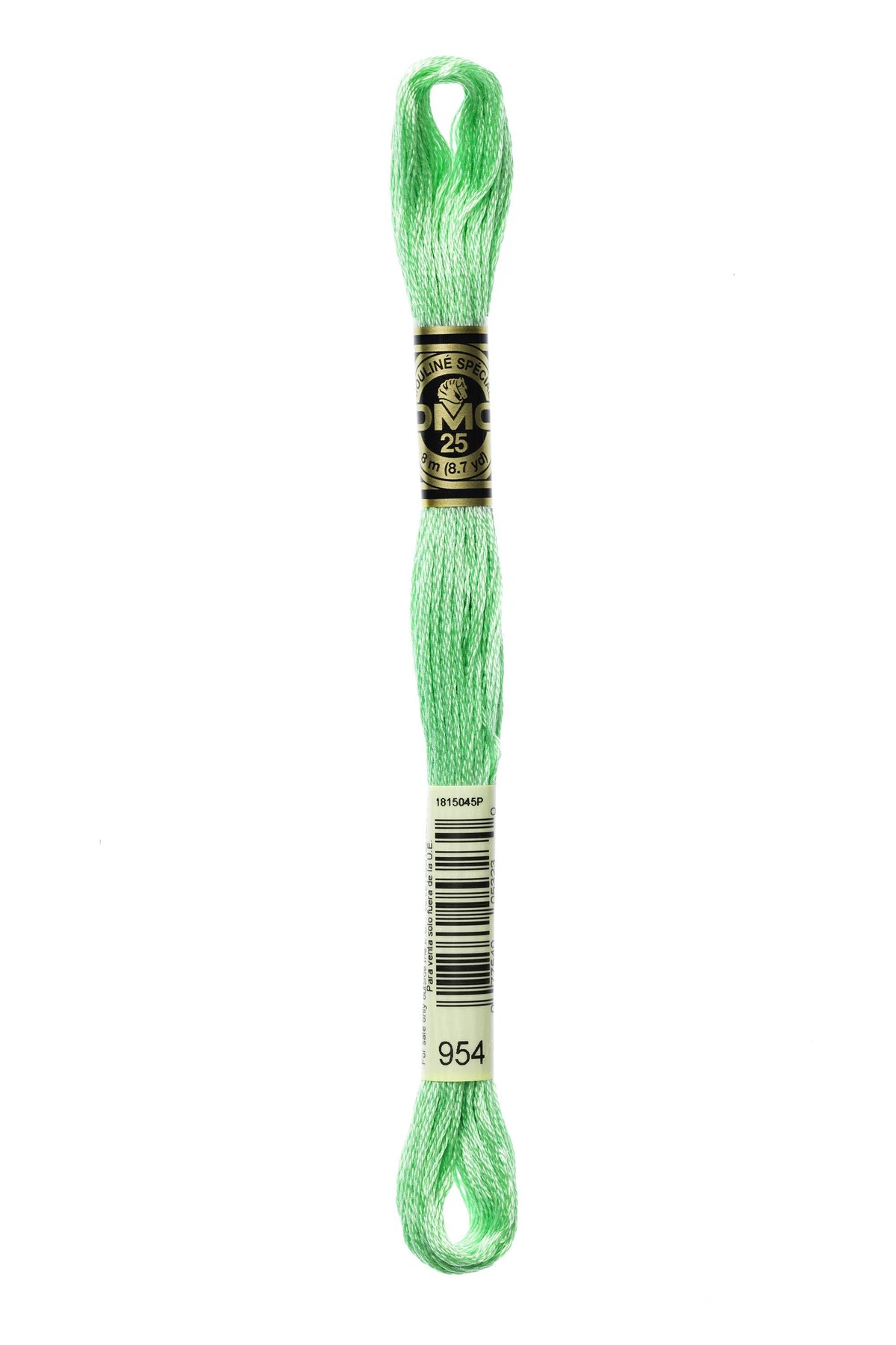 DMC Mouliné Spécial 25, colore 954, matassina da 8 metri, 100% cotone