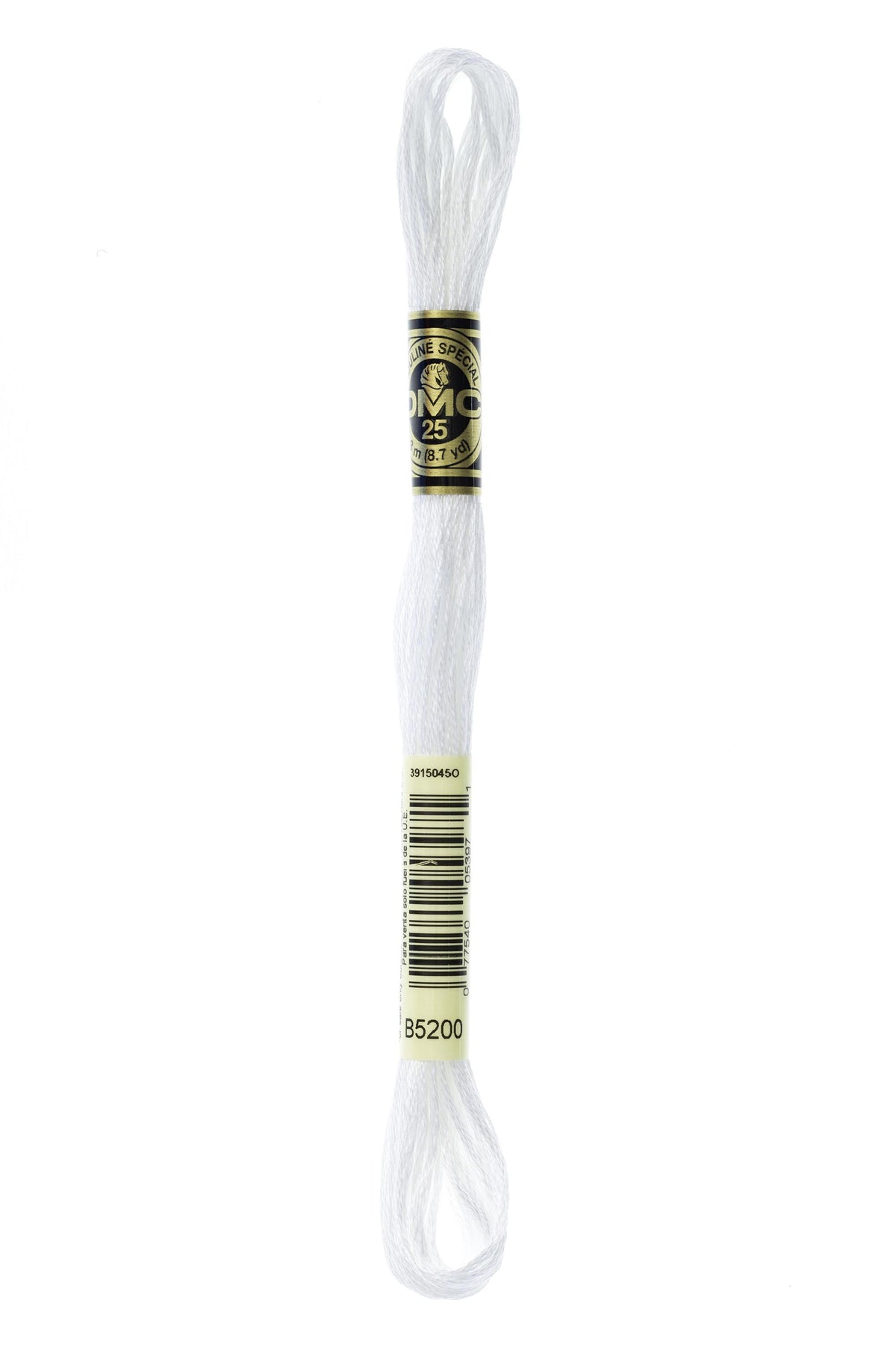 DMC Mouliné Spécial 25, colore B5200, matassina da 8 metri, 100% cotone