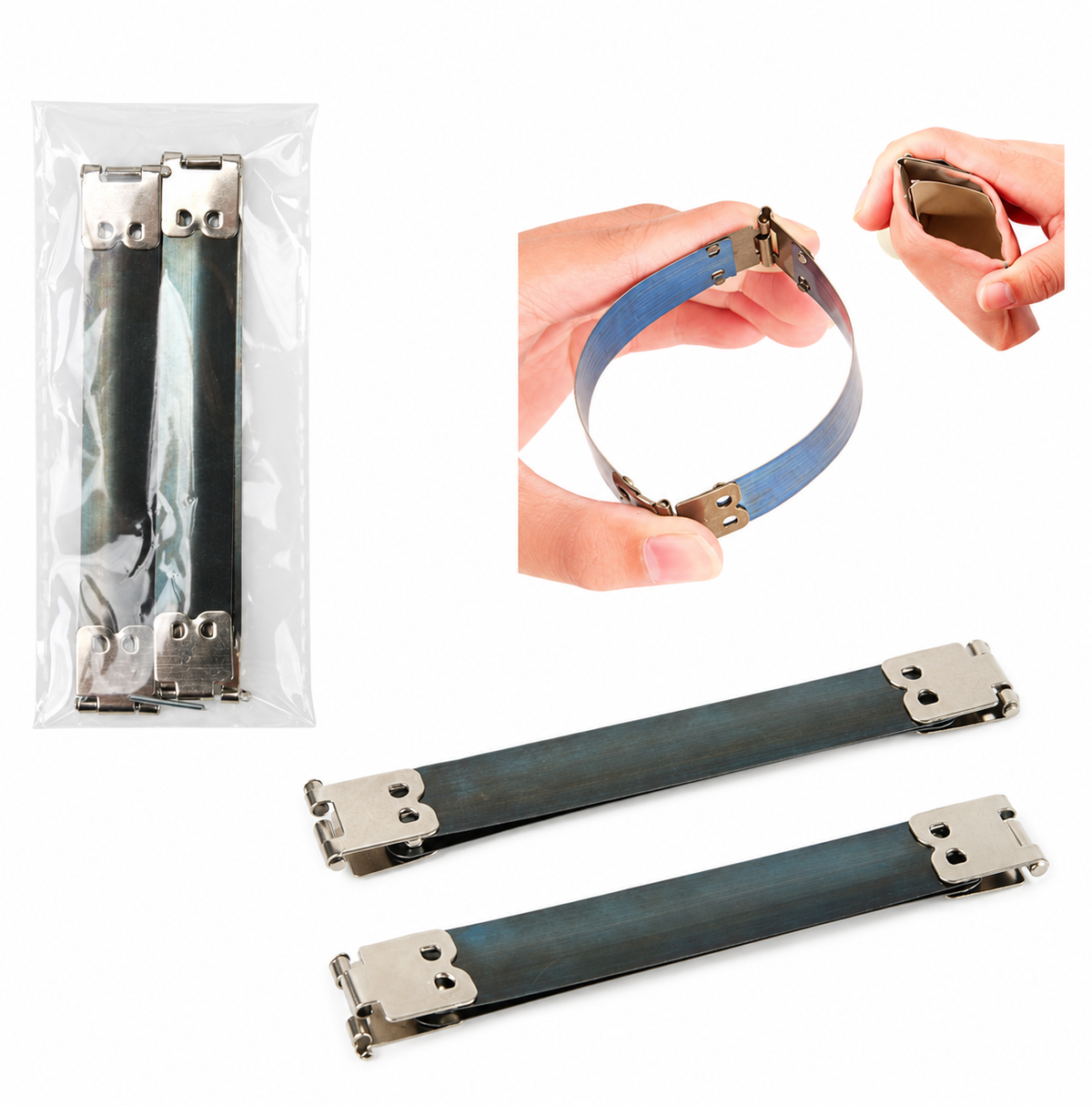 CHIUSURA a Scatto Per Borse e Pochette 2pz